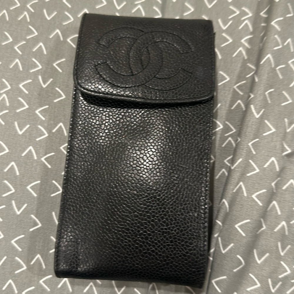 Vintage Leather Chanel Cigar Case